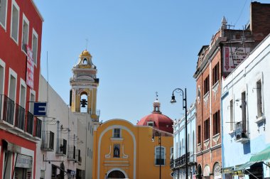 Puebla City Cityscape clipart