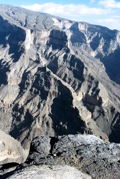 Mountain of Jebel Shams in Oman — Zdjęcie stockowe