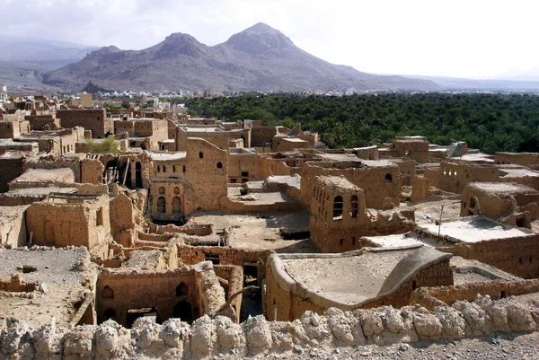 Al hamra Jemen wieś oman — Zdjęcie stockowe