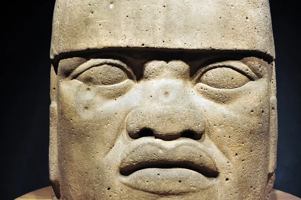Olmec colossal head — Stock Photo, Image