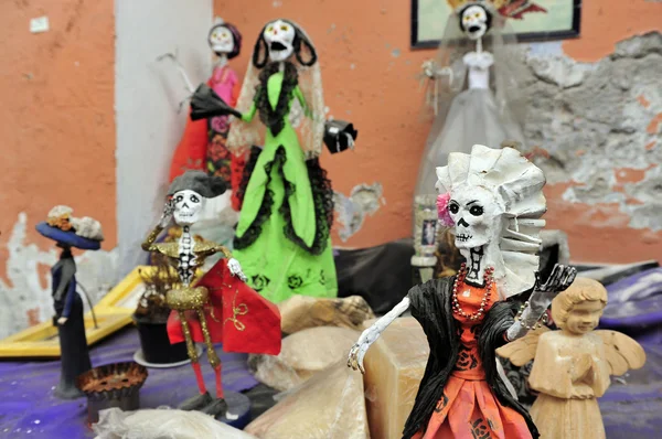 Скелеты Мексики — стоковое фото
