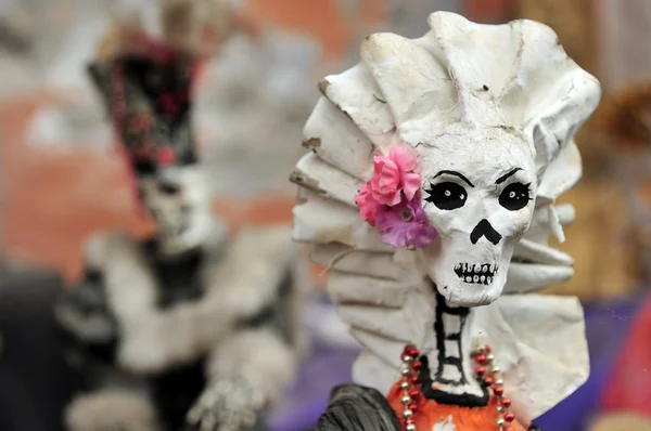 Esqueleto de mujeres mexicanas — Foto de Stock