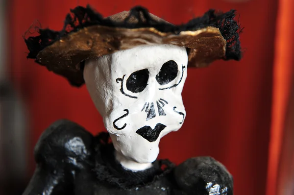 Meksikalı kadın iskeleti — Stok fotoğraf