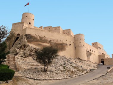 Nakhal Fort in Oman clipart