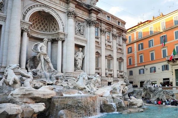 Fontana di trevi Rzym — Zdjęcie stockowe