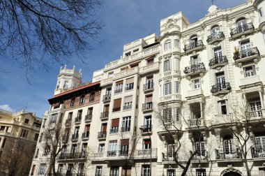 İspanya - madrid cityscape seyahat fotoğrafları