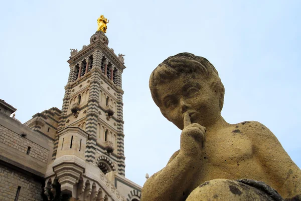 Notre Dame de la Garde, Marseille, Sud de la France — Photo