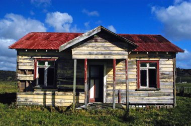 Deserted Farm House, NZ clipart