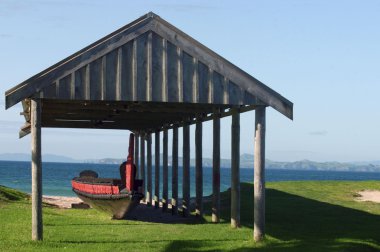 geleneksel Yeni Zelanda maori waka