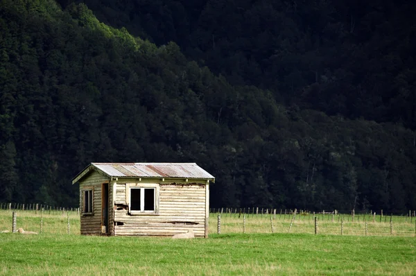 Oude boerderij bouwen Nieuw-Zeeland — Stockfoto