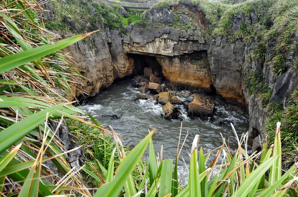 Південного острова Нової Зеландії млинець порід — стокове фото