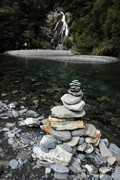 ファンテイルの滝、西海岸、ニュージーランド — ストック写真