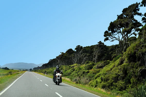 Widok krajobraz Wyspy Południowej, Nowa Zelandia — Zdjęcie stockowe
