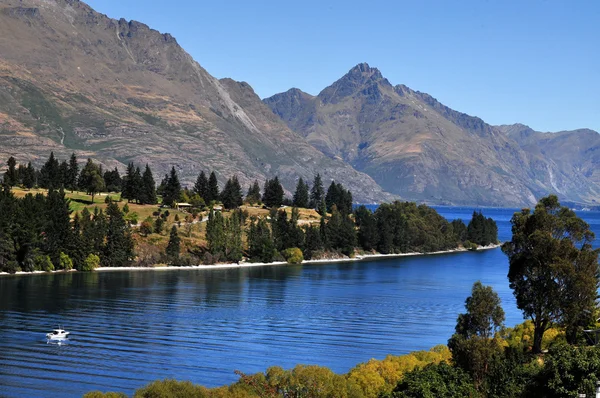 Lago Wakatipu, Queenstown, Nueva Zelanda — Foto de Stock