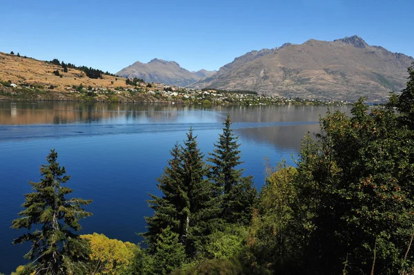 Lago Wakatipu, Queenstown, Nuova Zelanda — Foto Stock