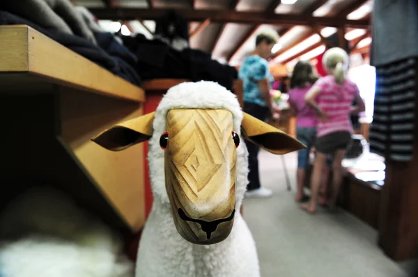 Loja de lã da Nova Zelândia — Fotografia de Stock
