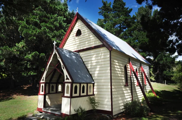 Kostel v Jižním ostrově Nového Zélandu — Stock fotografie