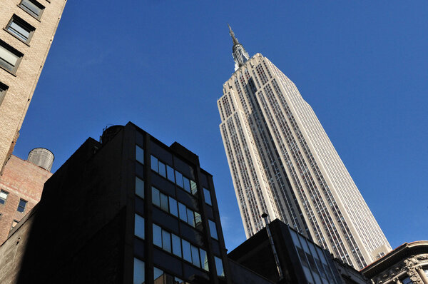 The Empire State Building in Manhattan, New York.
