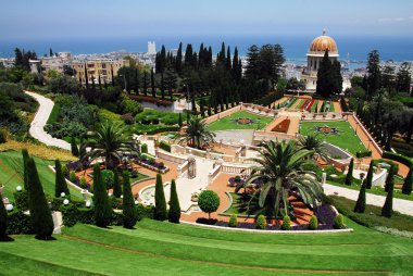 gezi fotoğrafları bahai türbelerin haifa, İsrail-