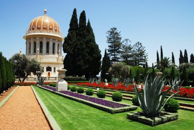 gezi fotoğrafları bahai türbelerin haifa, İsrail-