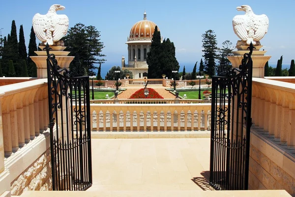 Fotografie z Izraele - bahai svatyní v Haifě — Stock fotografie