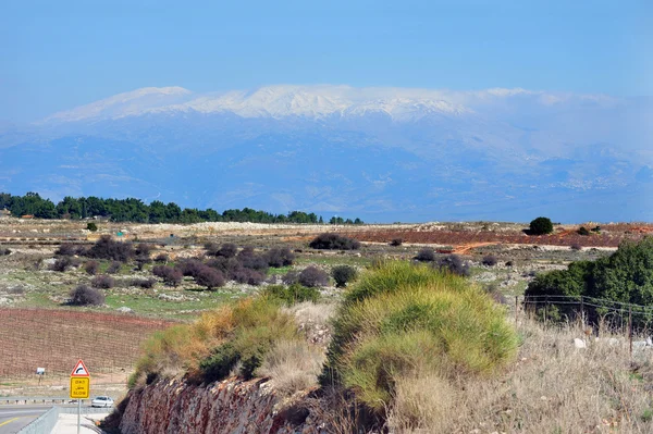 Res bilder av israel - berget hermon — Stockfoto