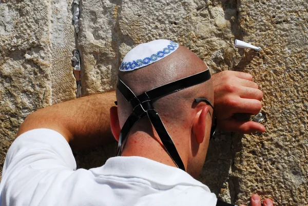Fotografie z Izraele - západní zdi v Jeruzalém — Stock fotografie