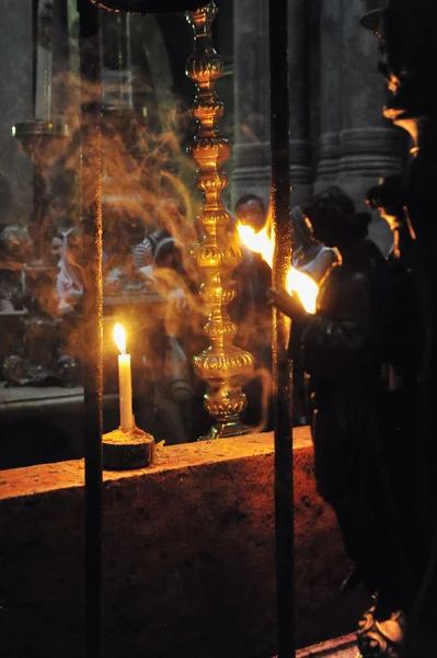 Fotos de viajes de Jerusalén Israel - Iglesia del Santo Sepulcro — Foto de Stock