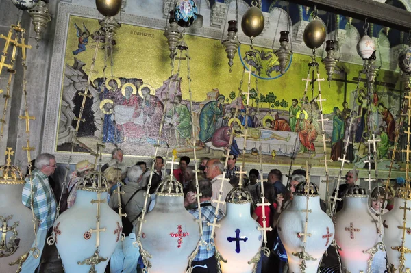 Reizen foto's van Jeruzalem Israël - kerk van de Heilige sepulchr — Stockfoto