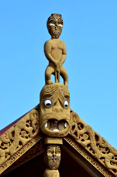 Maori Marae — Zdjęcie stockowe