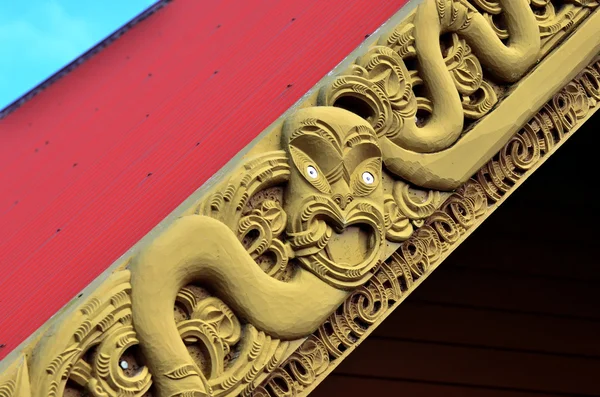 Maori Marae — Zdjęcie stockowe