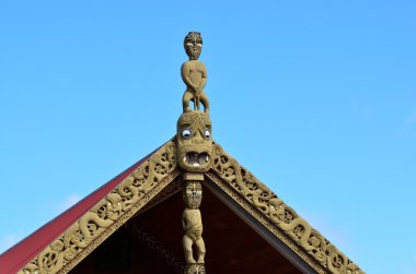 Maori Marae clipart