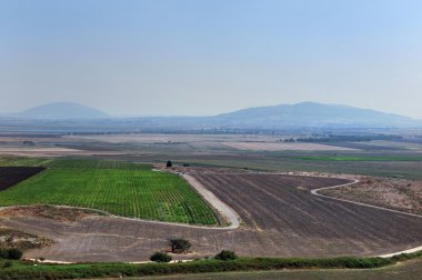 Travel Photos of Israel - Mount Tabor and Izrael Valley clipart