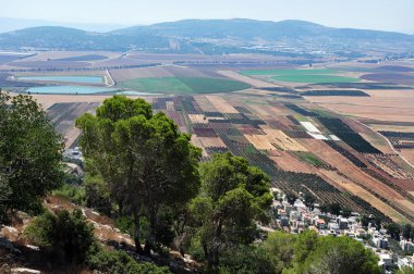 Fotoğraf İsrail seyahat - tabor ve Izrael dağ Vadisi