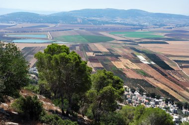 Travel Photos of Israel - Mount Tabor and Izrael Valley clipart