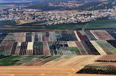 Fotoğraf İsrail seyahat - tabor ve Izrael dağ Vadisi