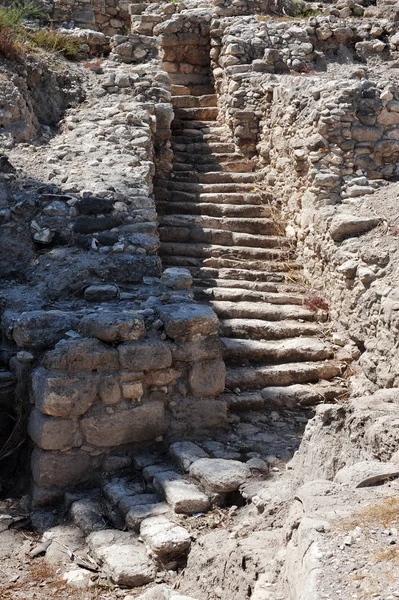 Fotos de viagem de Israel - Tel Megiddo — Fotografia de Stock