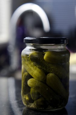 Jar of pickles clipart