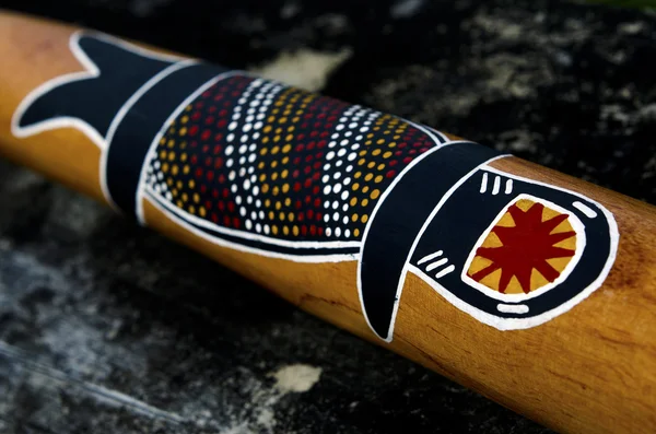 Australiska didgeridoo — Stockfoto