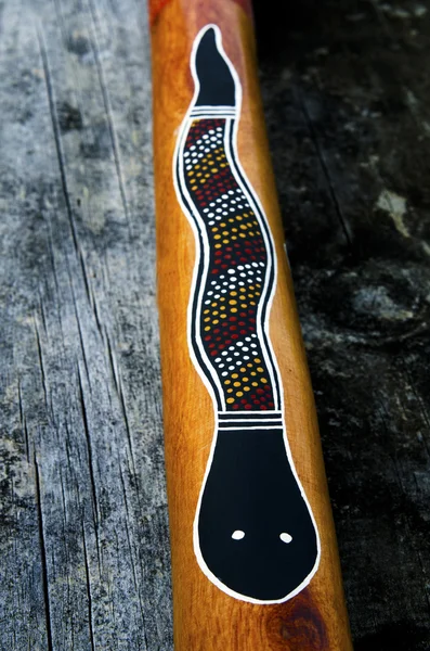 Australische didgeridoo — Stockfoto