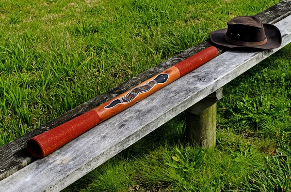 Australisches Didgeridoo — Stockfoto