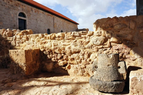 Res bilder av israel - barmhärtige samariten bysantinsk kyrka — Stockfoto