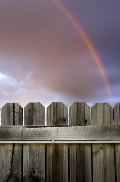Arco-íris na nuvem — Fotografia de Stock