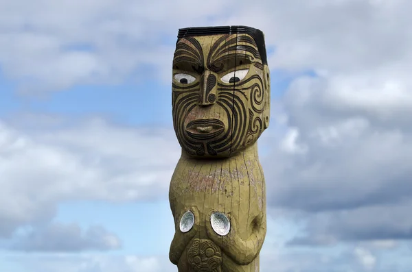 Tallado maorí — Foto de Stock