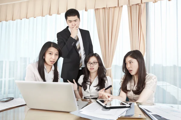 Group of business discussion — Stock Photo, Image