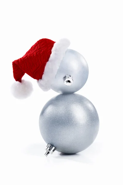 산타 눈사람 — 스톡 사진