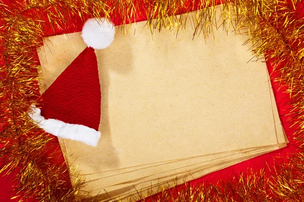 Papier en Kerst ornamenten — Stockfoto