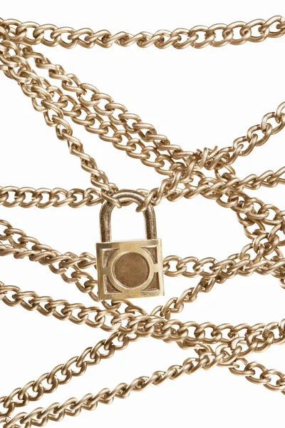 Locked chain — Stock Photo, Image
