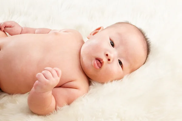 Kinesiska baby ansikte — Stockfoto
