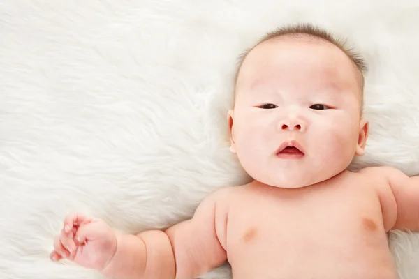 Cara de bebé chino — Foto de Stock